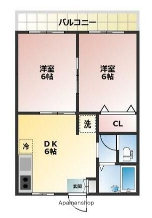 パークサイドマンションの間取り