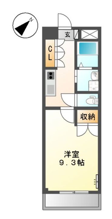 サンフォレスト KⅡの間取り