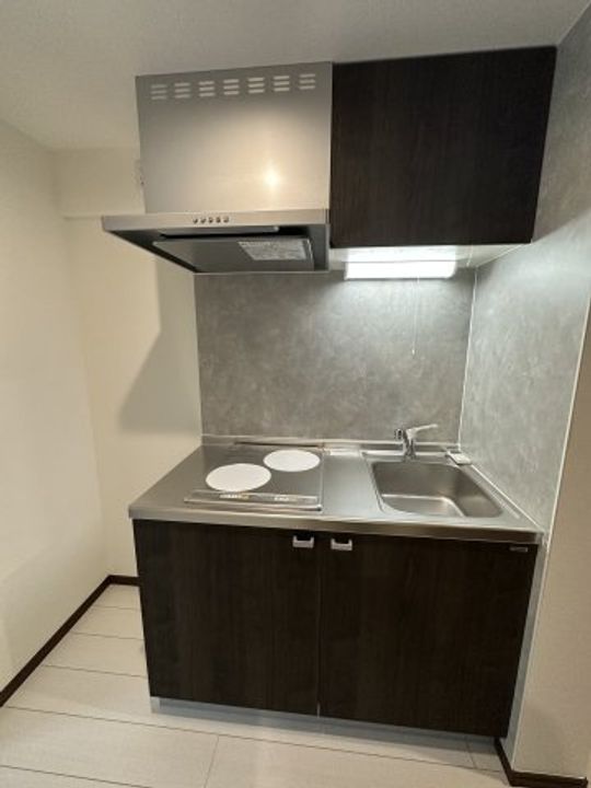 神奈川県横浜市緑区長津田6丁目の賃貸アパートのキッチン