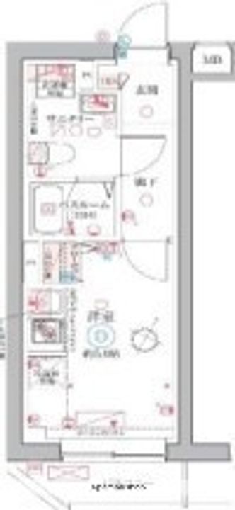 クレヴィスタ阪東橋の間取り
