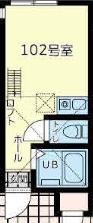 神奈川県横浜市保土ケ谷区釜台町の賃貸アパートの間取り