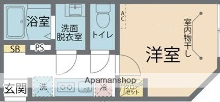 神奈川県相模原市南区南台4丁目の賃貸アパートの間取り