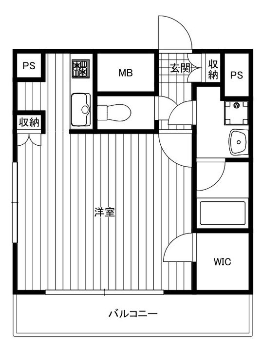 東京都大田区大森北1丁目の賃貸マンションの間取り