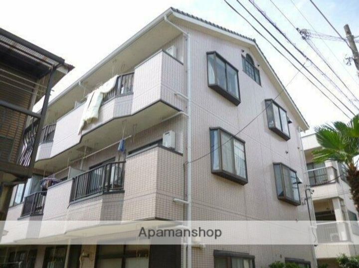 東京都大田区新蒲田3丁目の賃貸マンションの外観