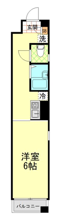 インベスト川崎の間取り