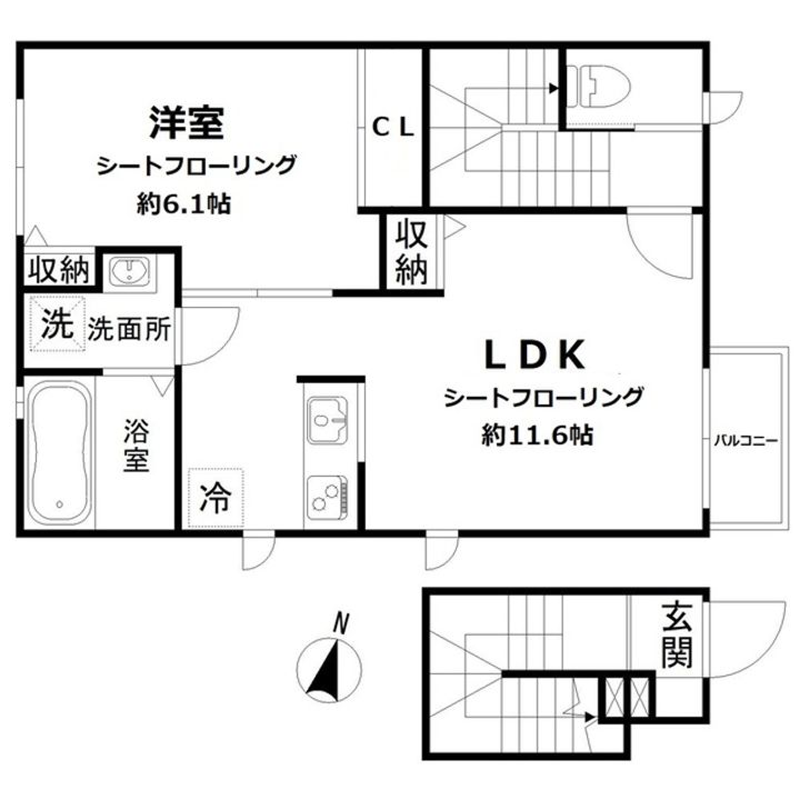 アザレの間取り
