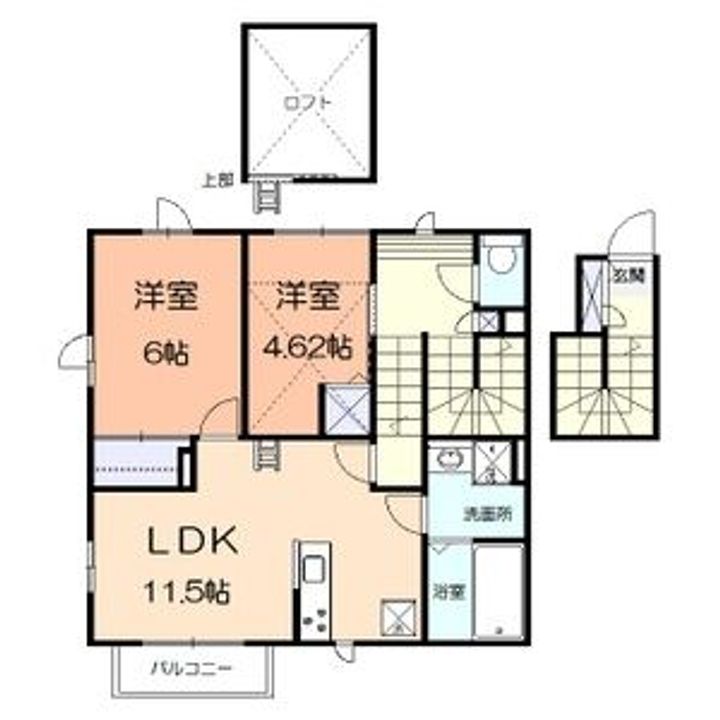 グランフェリーチェ新横浜Bの間取り