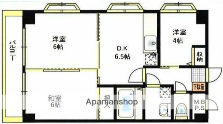 ベルエア平塚南原の間取り