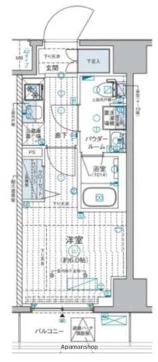 GENOVIA西横浜の間取り