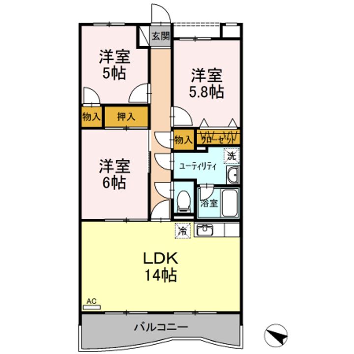 SAYSHELLの間取り