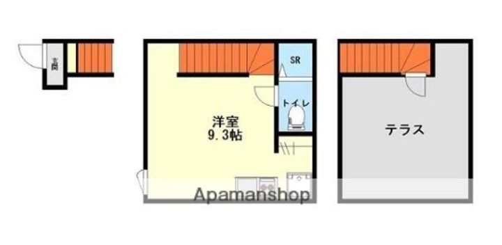 神奈川県藤沢市円行の賃貸アパートの間取り