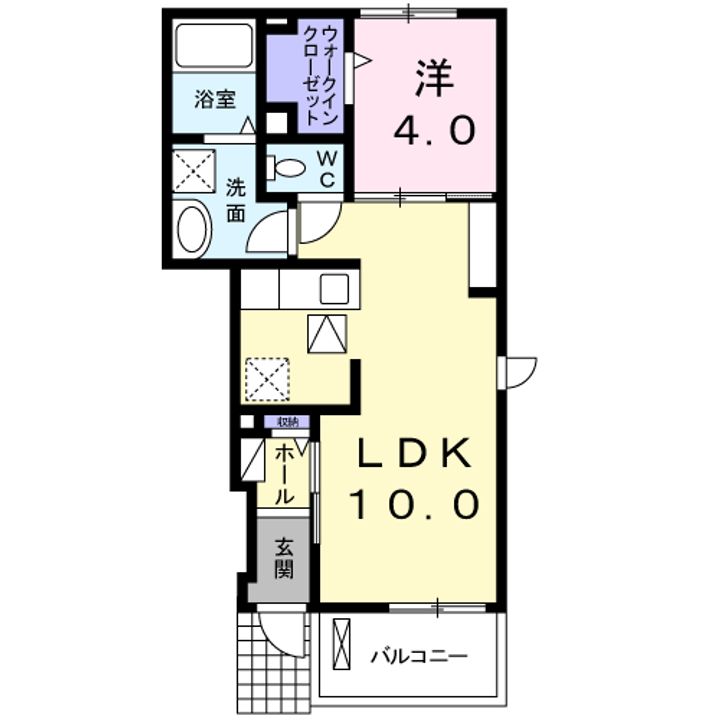 ネオ・アンジュ・グラースの間取り
