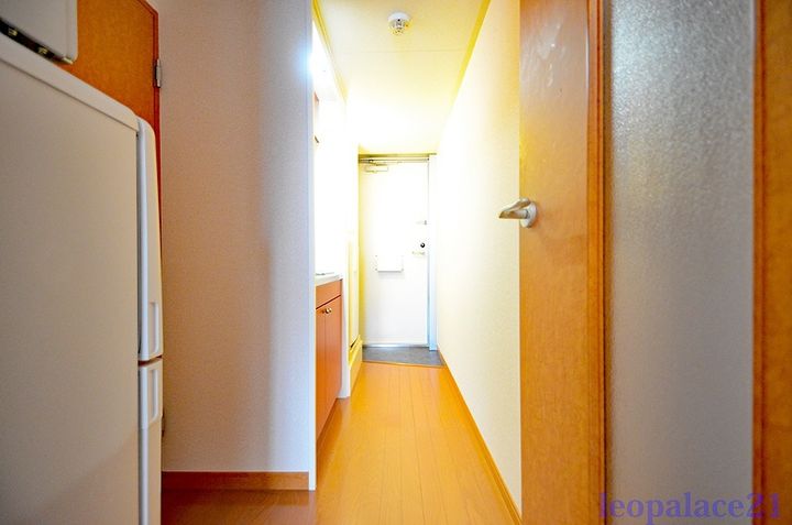 レオパレスフォレストⅡの玄関