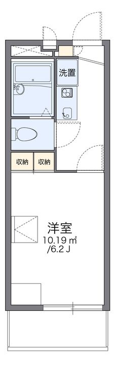 レオパレスヨロズヤCの間取り