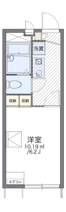 レオパレスルーチェの間取り