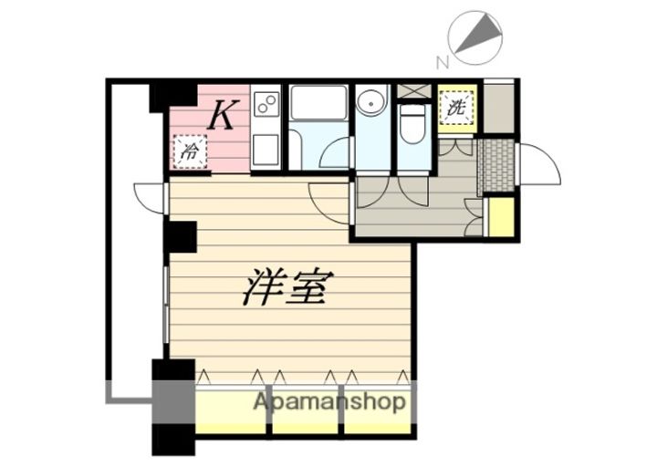 レジディア横濱関内の間取り