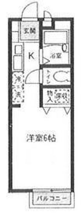 ヴェルドミール B202号室の間取り