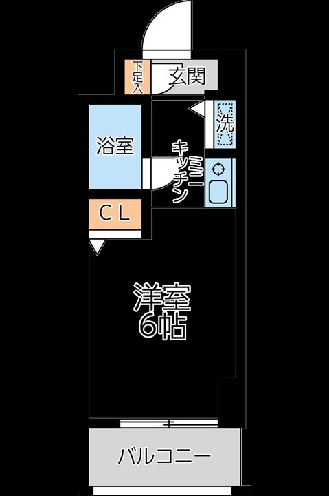 ユーコート新丸子0505の間取り