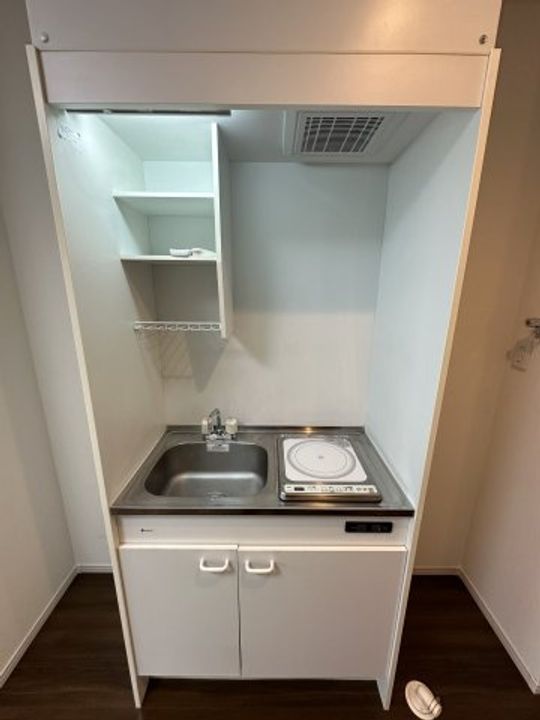 東京都荒川区西尾久3丁目の賃貸アパートのキッチン