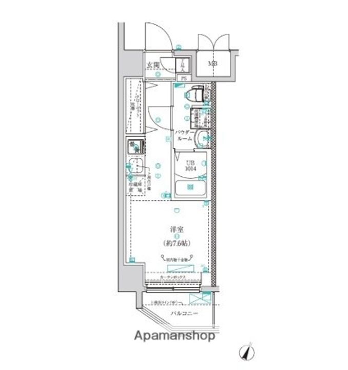 クラリッサ横浜阪東橋の間取り