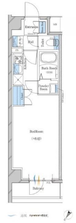 ガリシア下丸子リバーサイドの間取り