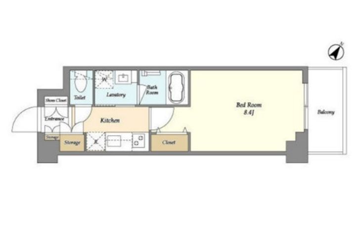 アソシエール大倉山の間取り