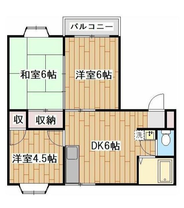 フローラⅡの間取り