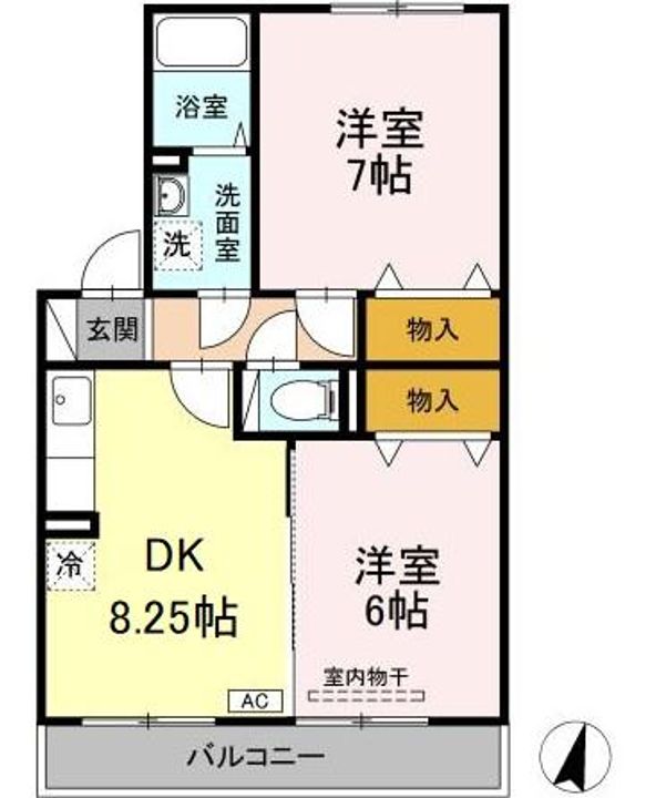 ポラリス A棟の間取り