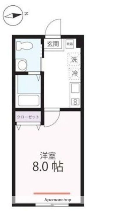 ハーミットクラブハウス・カーサ山手の間取り