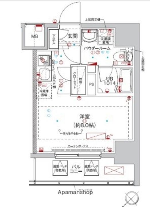 RELUXIA横濱鶴見Ⅳの間取り