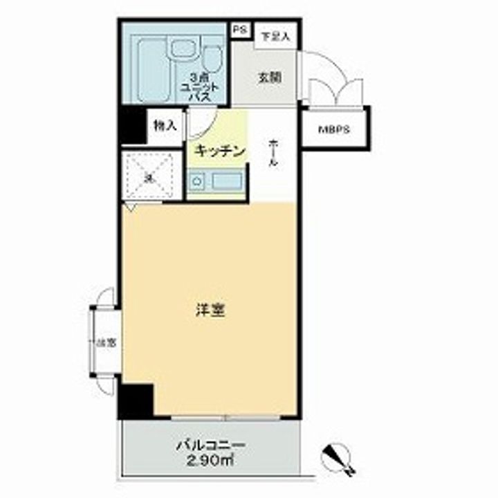 ライオンズマンション横浜第3の間取り