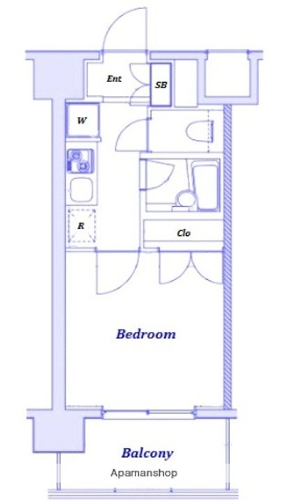 MAXIV関内の間取り