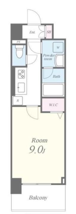 キャナルテラス品川の間取り