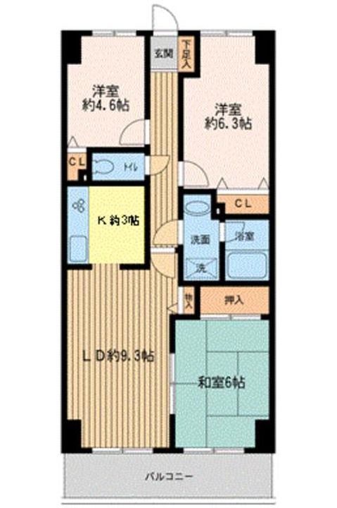 ガーデンシティ金沢文庫の間取り