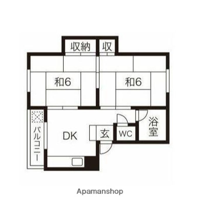 第2マルシンコーポの間取り