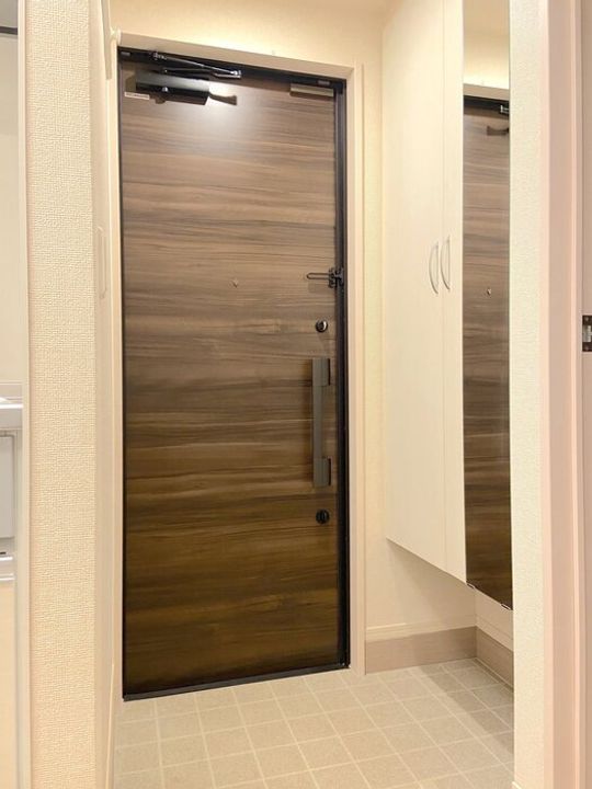 クレール藤沢Ⅱの玄関