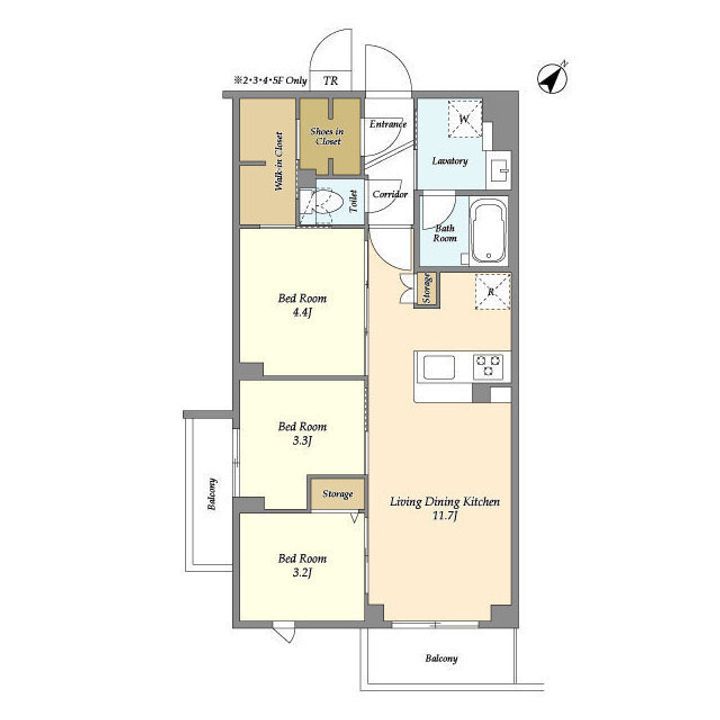 KDXレジデンス田園調布南の間取り