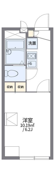 レオパレスヴィルヌーブの間取り