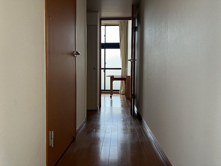 レオパレスクレール稲田堤の玄関