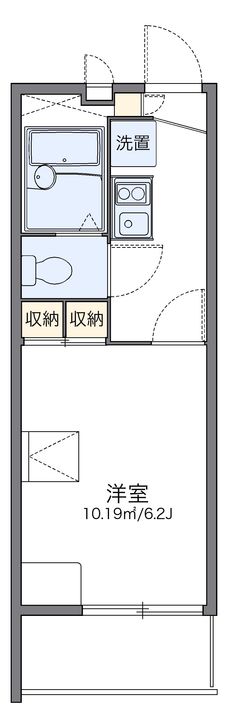 レオパレスウィンドワードの間取り