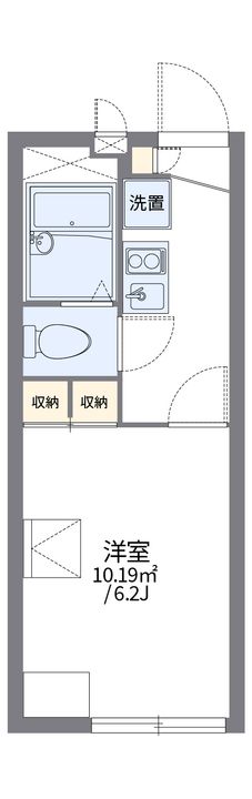 レオパレス百合の間取り
