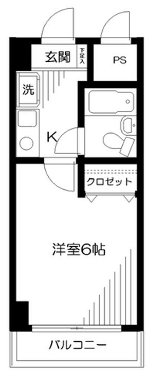 日神パレステージ蒔田の間取り