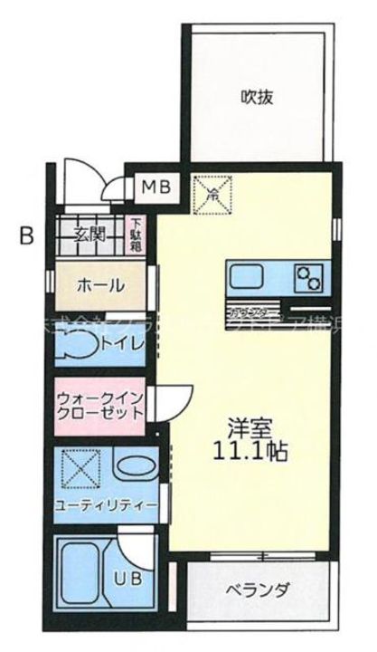 レスペクテ横浜の間取り