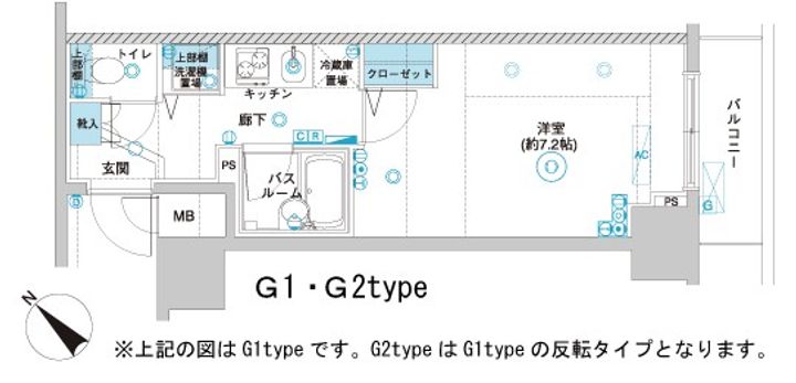 フェニックス横濱関内BAY GAIAの間取り