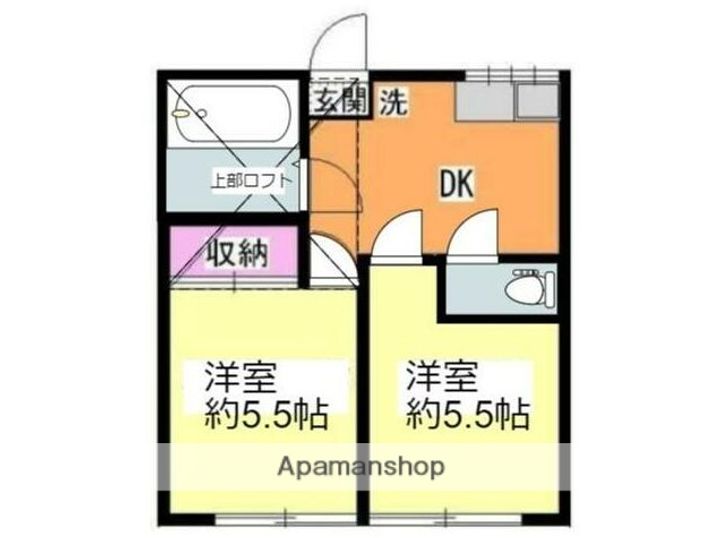 センチュリー21タマアパートの間取り