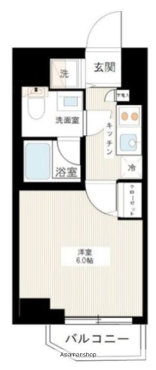 ラヴェニール横浜蒔田の間取り