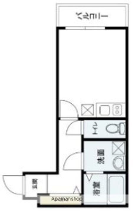 神奈川県横浜市南区睦町2丁目の賃貸アパートの間取り