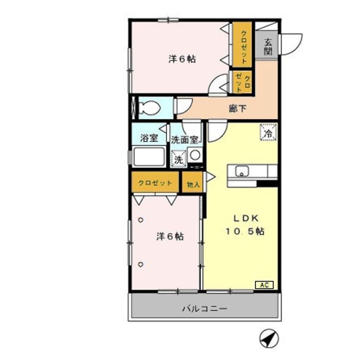 ディライトヒルズの間取り