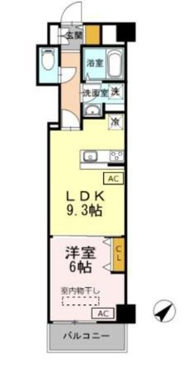 HILL FLAT OSAKIの間取り
