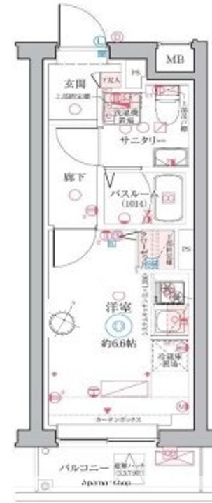 クレヴィスタ阪東橋の間取り